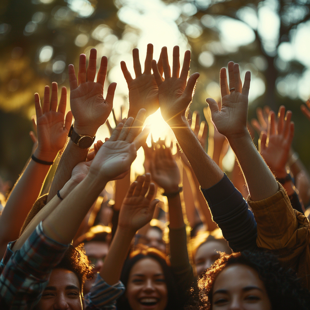 Excitement Of Confident Team Members