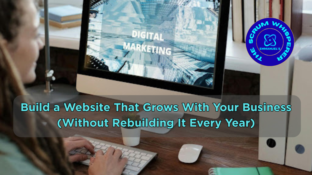 🌱 📈Build a Website That Grows With Your Business (Without Rebuilding It Every Year)